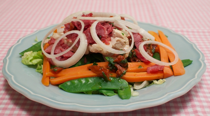 Fransk kycklingsallad