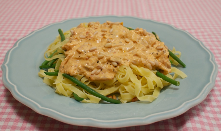 Snabblagad Kycklingpasta