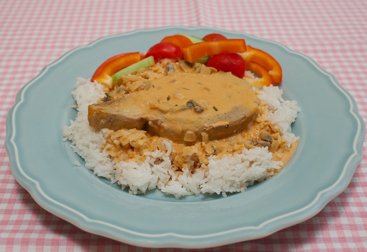 Kotlettgryta med svamp