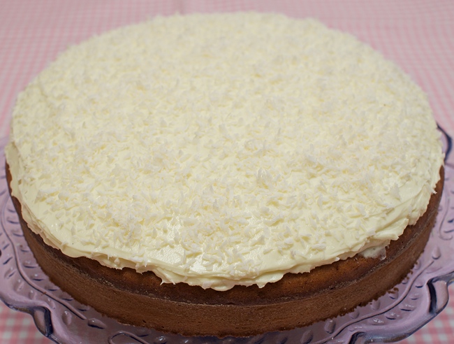 Banankaka med frosting