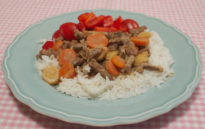 Köttgryta med smak av oxfond